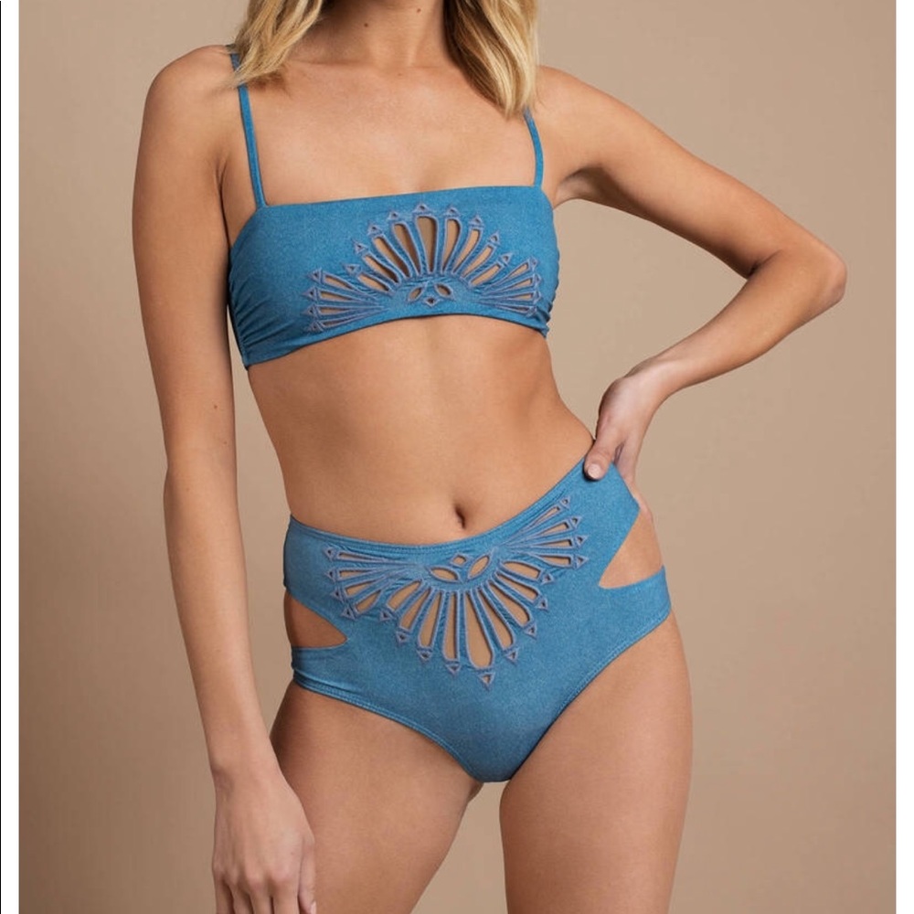 Beach riot high waisted bikini